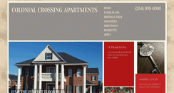 Desktop Screenshot of colonialcrossingapts.com